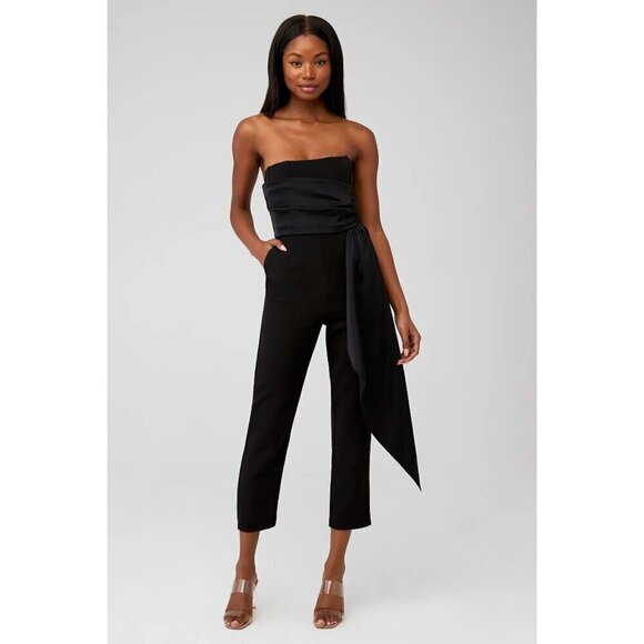 Steve Madden Harlen Jumpsuit in Black Small Womens Dressy Cocktail outfit - Picture 12 of 16